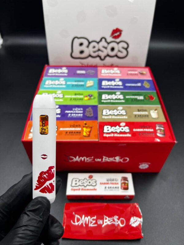 Besos Disposable are now available in stock online for affordable prices. Buy Besos 2G Liquid Diamond Disposable Vape now in stock online