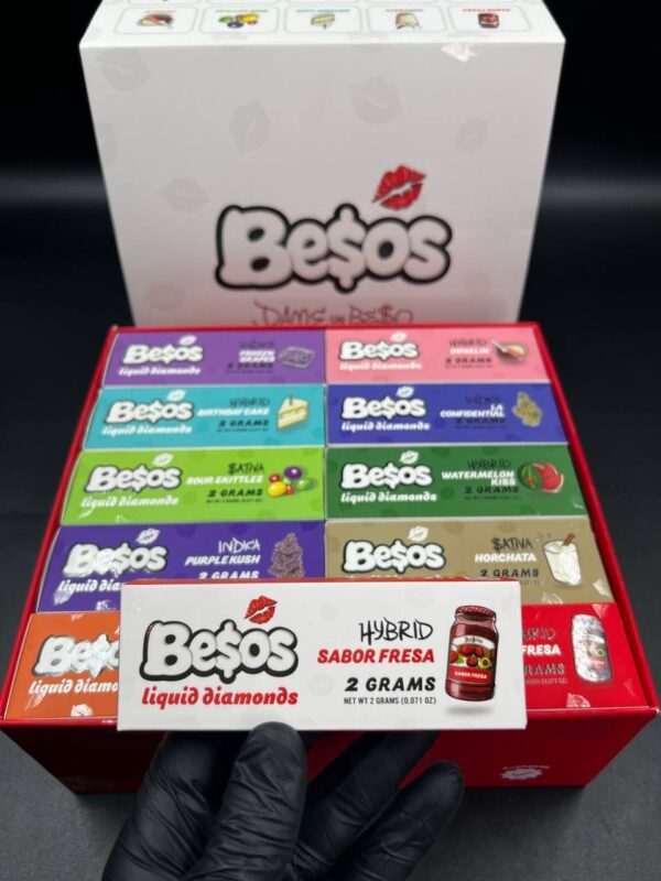 Besos Disposable are now available in stock online for affordable prices. Buy Besos 2G Liquid Diamond Disposable Vape now in stock online